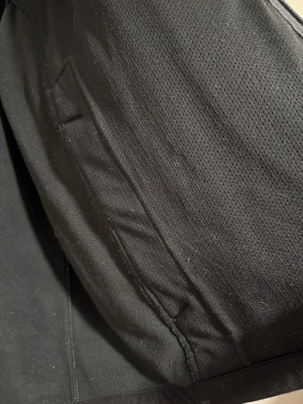 The North Face Men's wool blend Gray Full-Zip Jacket soft shell size Large